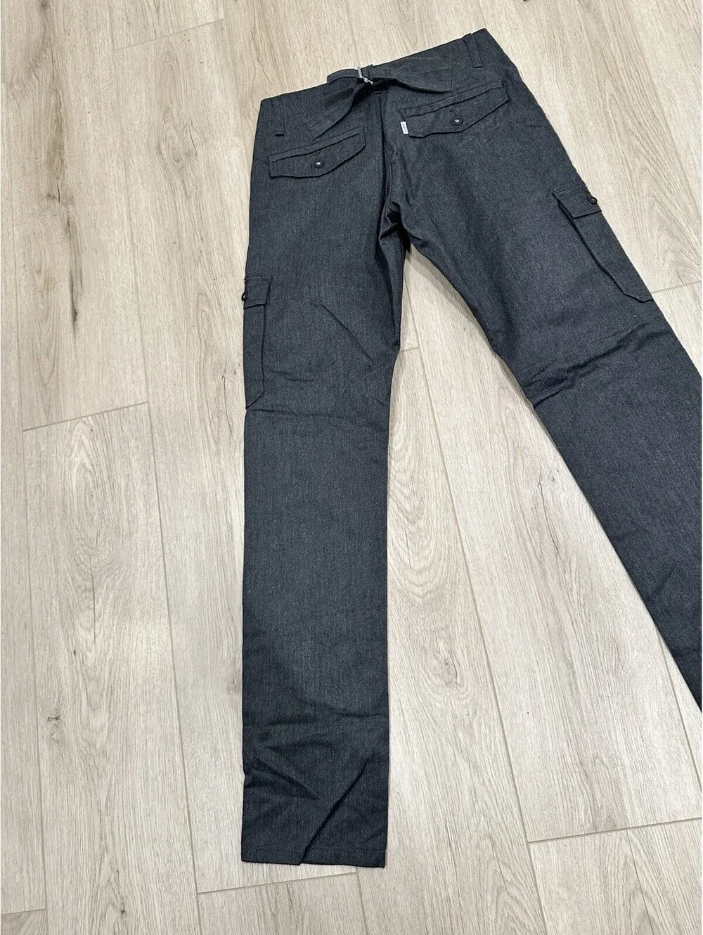 Levi's Mens Buckle Back Grey Cargo Pants 511 29x32